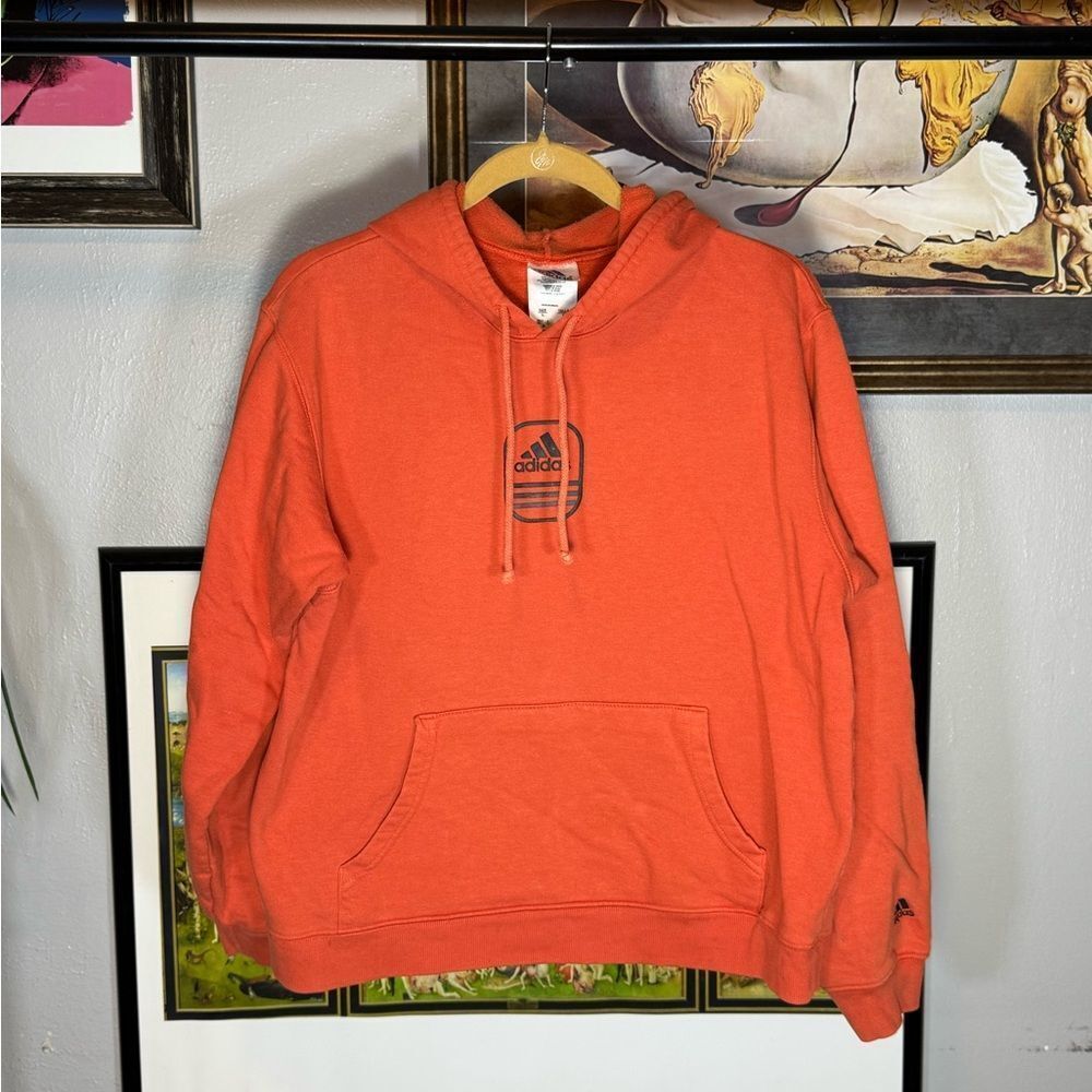 Vintage Adidas Center Logo Hoodie